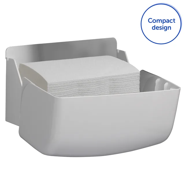 Handdoekdispenser Aquarius mini wit 6956