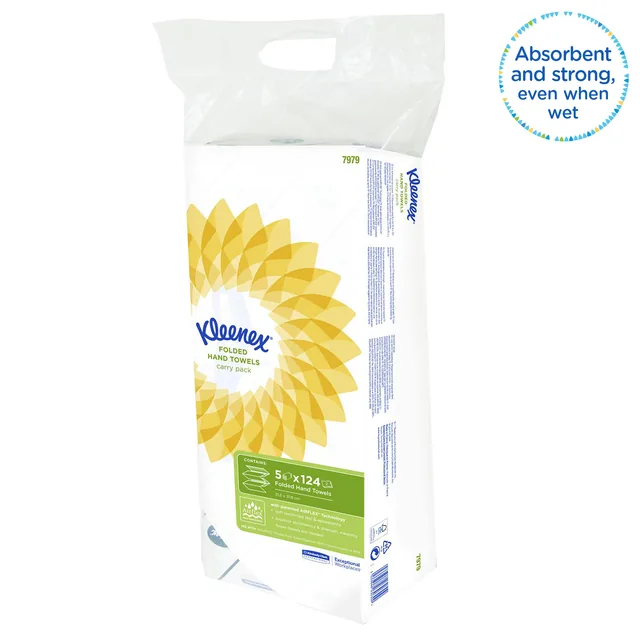 Handdoek Kleenex Ultra 2laags 215x315mm 124st 7979
