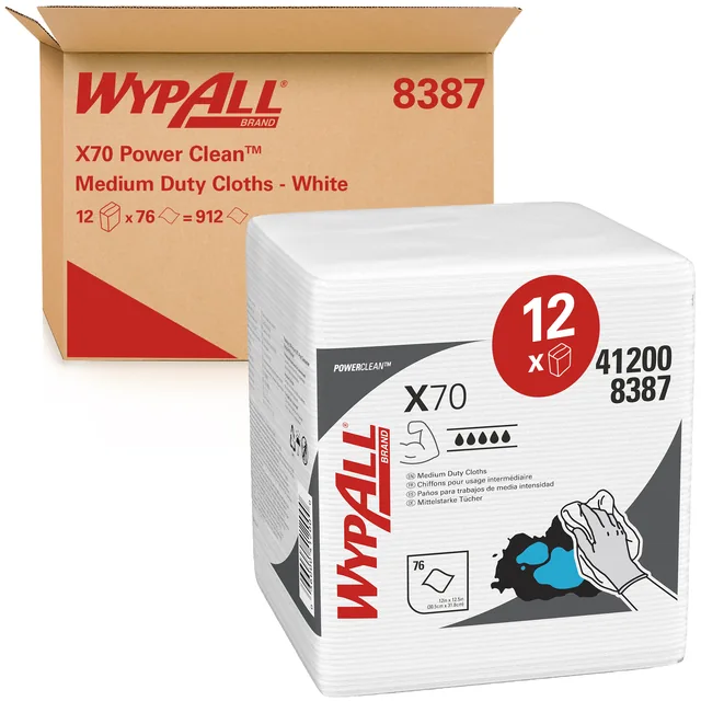 Poetsdoek WypAll X70 PowerClean 305x317mm 8387