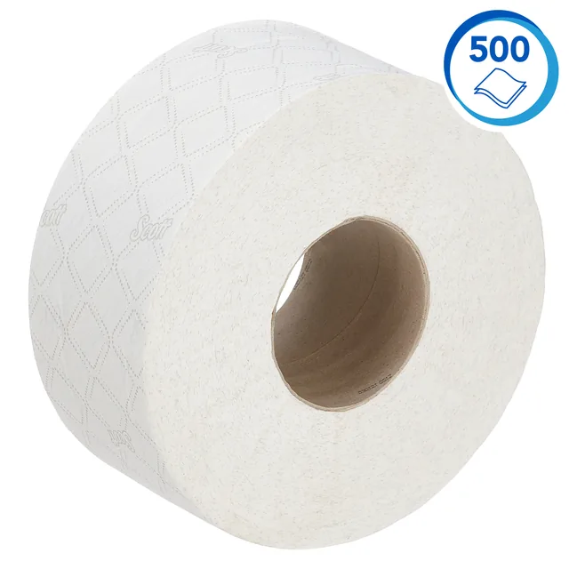 Toiletpapier Scott Essential jumbo 200m wit 8614