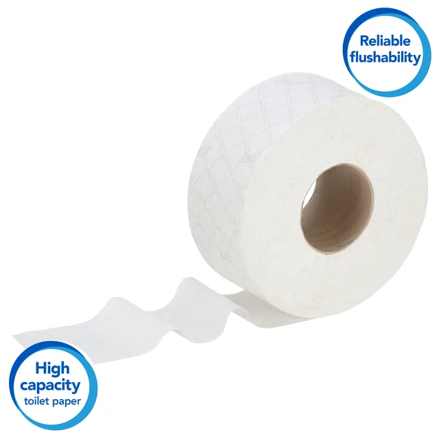 Toiletpapier Scott Essential jumbo 200m wit 8614