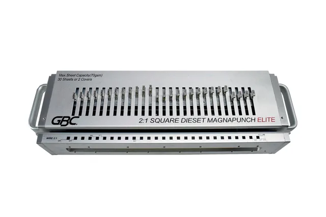 Matrijzenset GBC Wirebind Magnapunch 2:1 vierkant