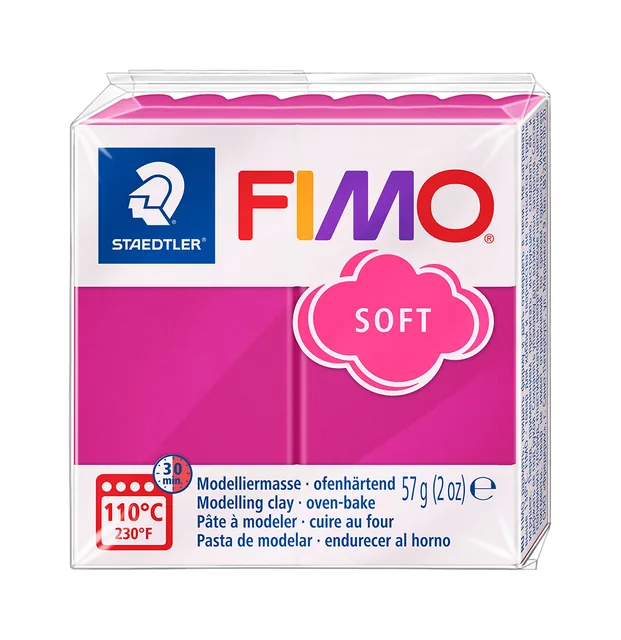 Boetseerklei Fimo soft 57 g framboos