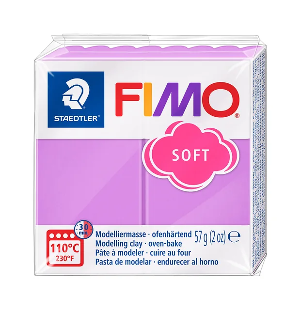 Boetseerklei Fimo soft 57 g lavendel