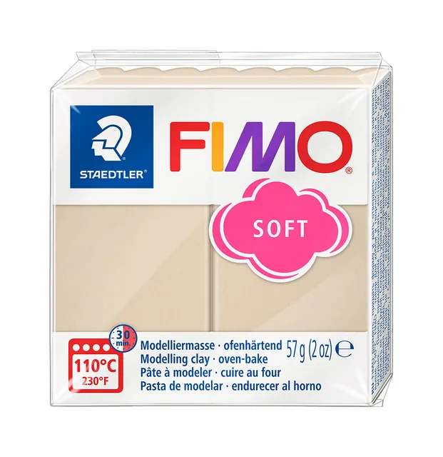 Boetseerklei Fimo soft 57 g sahara