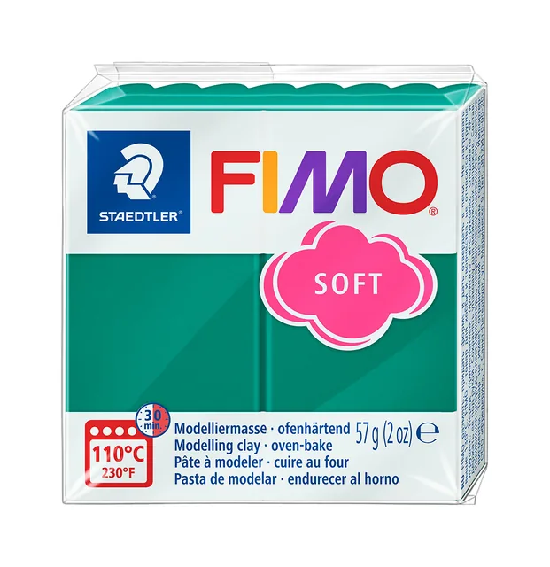 Boetseerklei Fimo soft 57 g smaragd