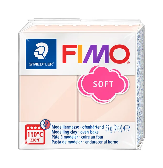 Boetseerklei Fimo soft 57 g perzik