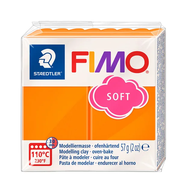 Boetseerklei Fimo soft 57 g mandarijn