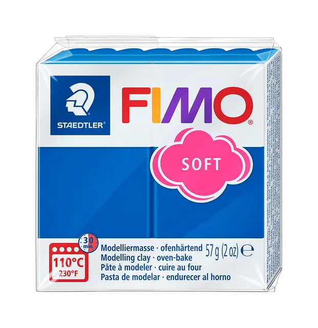 Boetseerklei Fimo soft 57 g pacificblauw