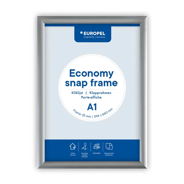 Kliklijst Europel Economy A1 zilver