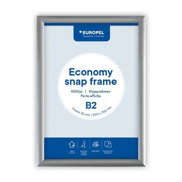 Kliklijst Europel Economy B2 zilver