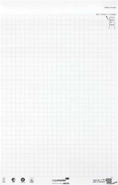 Flipoverpapier Legamaster SKETCH ECO raster 5x 20v