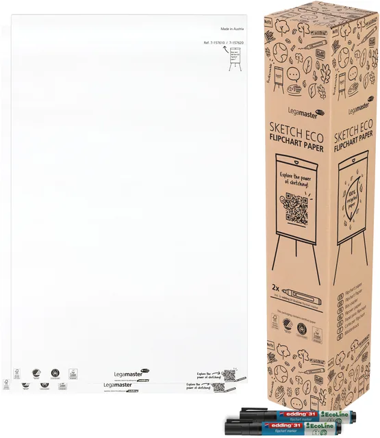 Flipoverpapier Legamaster SKETCH ECO blanco 2x 50v