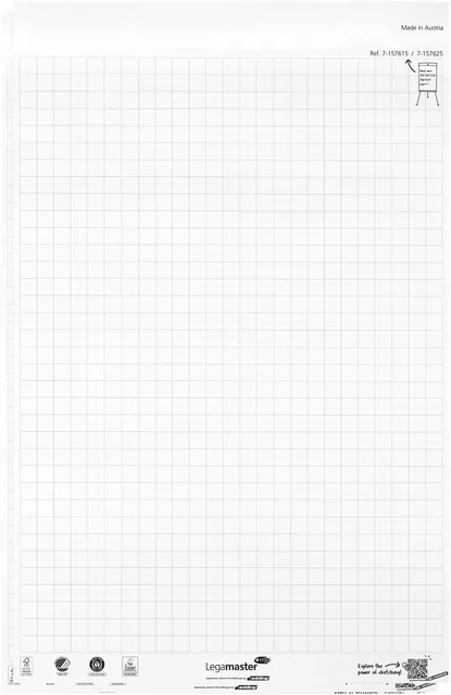 Flipoverpapier Legamaster SKETCH ECO raster 2x 50v