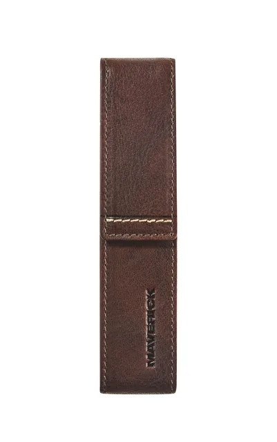 Pennenetui Maverick Rough Gear Brown 1-delig