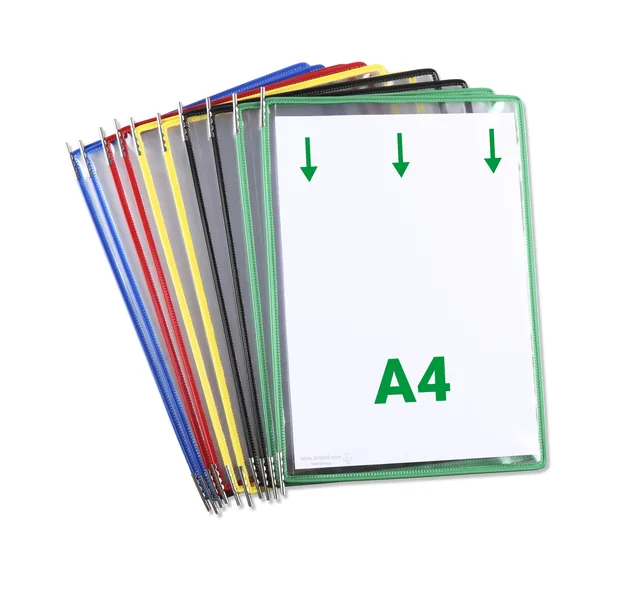 Zichtpaneel Tarifold A4 verticaal assorti 10st
