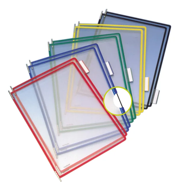 Zichtpaneel Tarifold A4 verticaal assorti 10st