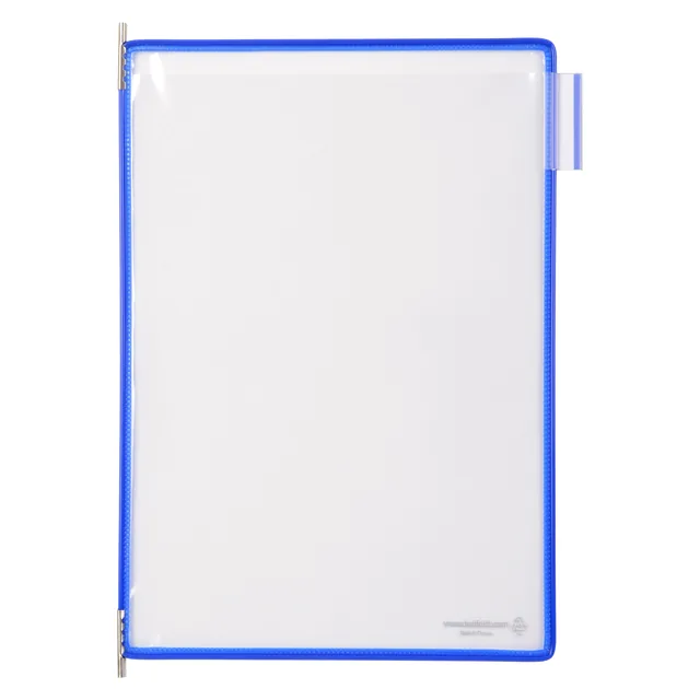 Zichtpaneel Tarifold A4 verticaal blauw 10st