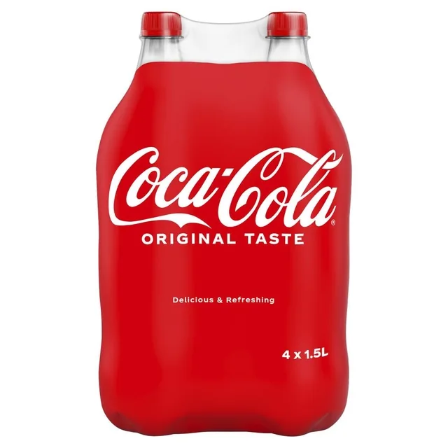 Frisdrank Coca Cola regular petfles 1.5 liter