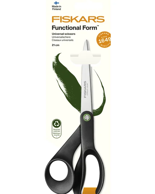 Schaar Fiskars Functional Form 21cm zwart