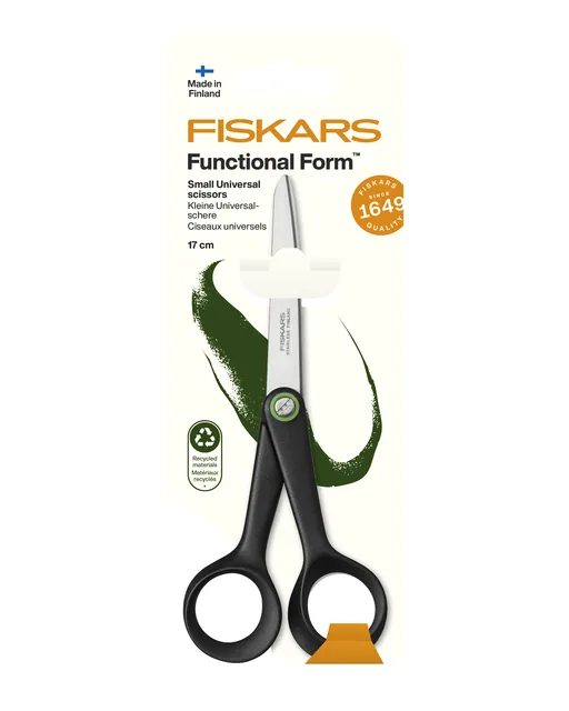 Schaar Fiskars Functional Form klein 17cm zwart