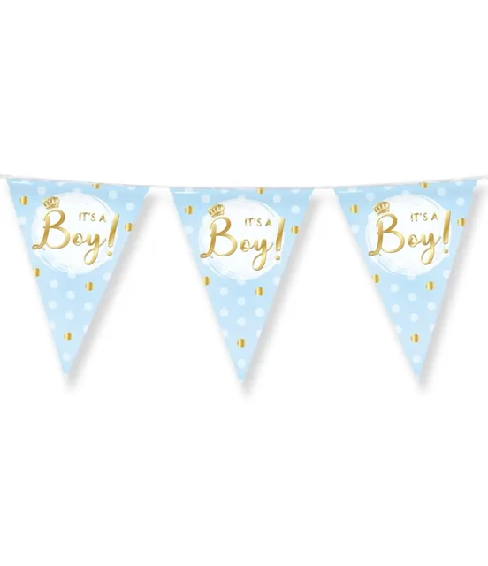 Party Flags foil It's a boy!
