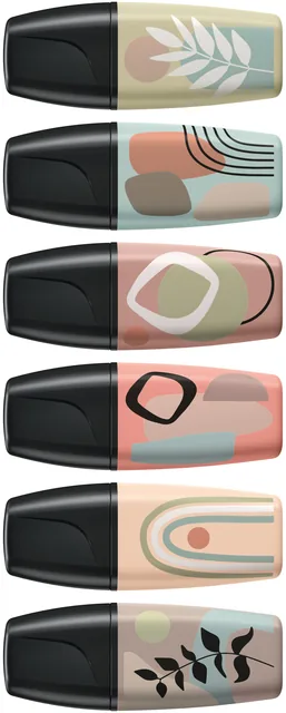 Markeerstift STABILO BOSS mini nature ass 6 stuks