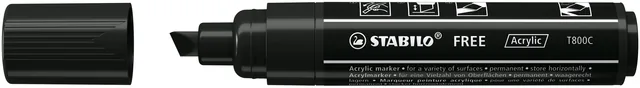 Acrylmarker STABILO Free Acrylic T800C zwart
