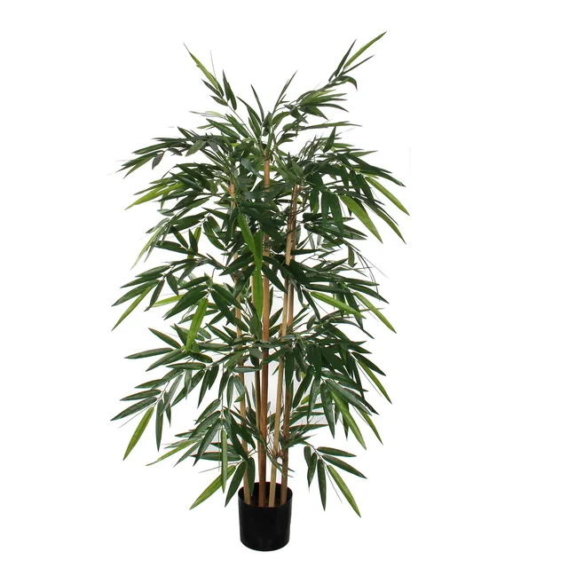 Kunstplant Mica Bamboe in plastic pot