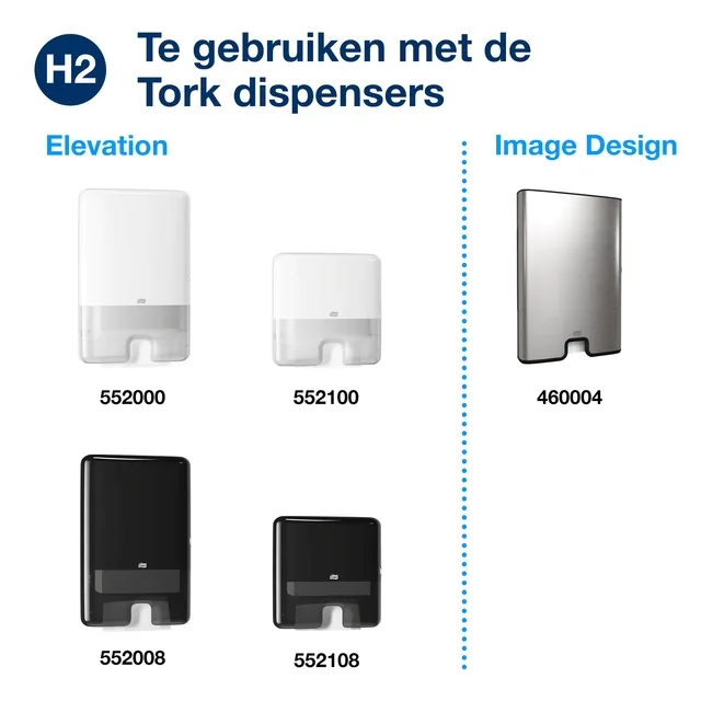 Handdoek Tork H2 Xpress compressed Advance 212x320