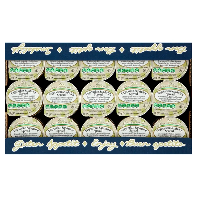 Sandwich spread Les Gourmands vega 45x25 gram cup