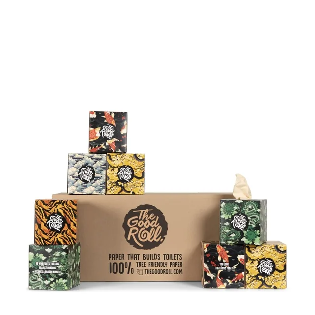 Facial tissues TGR Happy Tissue 3laags 60 vel