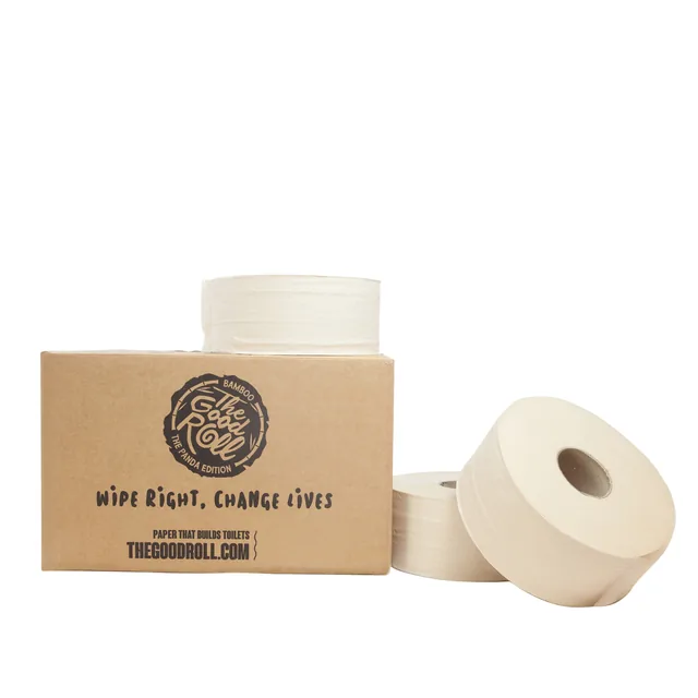 Toiletpapier TGR jumbo klein 2laags 180m naturel