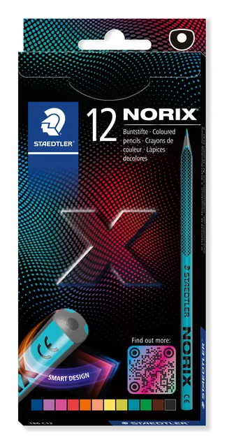 Kleurpotlood Staedtler Norix set 12 kleuren