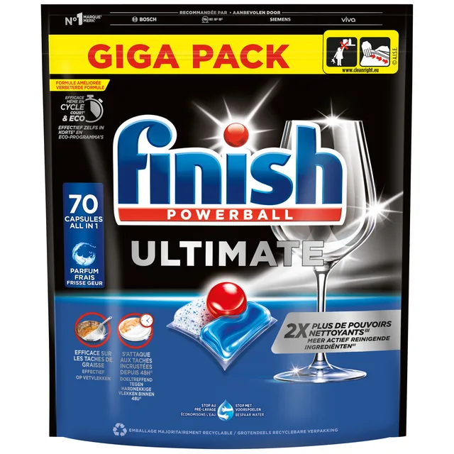 Vaatwastabletten Finish Ultimate Regular 70