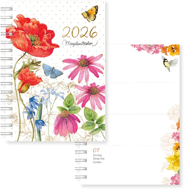 Agenda 2026 Marjolein Bastin bloemen 7d/2p