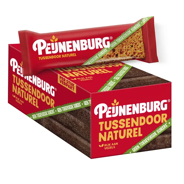 Koek Peijnenburg naturel zond toeg suiker 27 gram