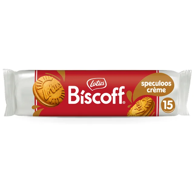 Koekjes Lotus Biscoff sandw speculooscreme 15 st