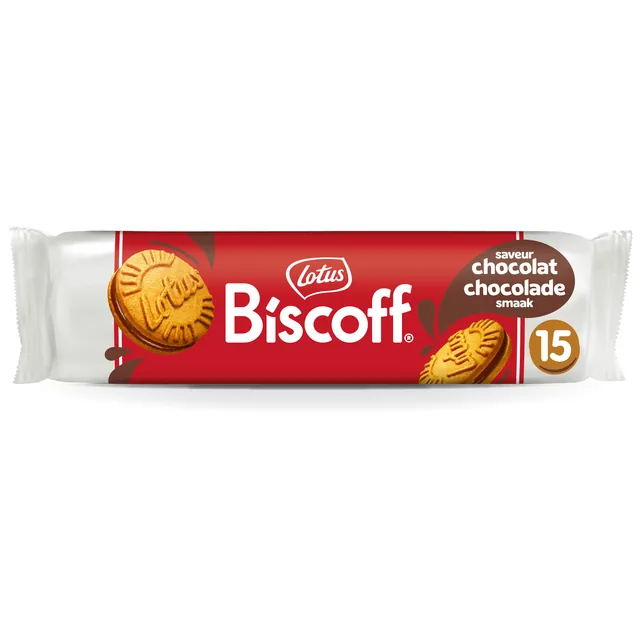 Koekjes Lotus Biscoff spec sandwich melk 15 st