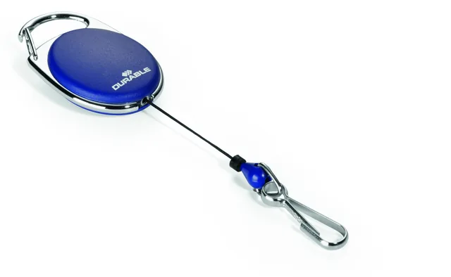 Afrolmechanisme Durable Style karabijnhaak blauw