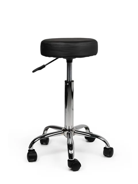 Tabouret kruk zwart standaard gasveer