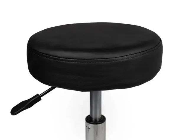 Tabouret kruk zwart standaard gasveer