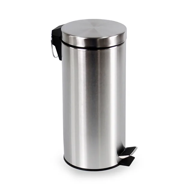 Pedaalemmer BRASQ 30 liter rvs