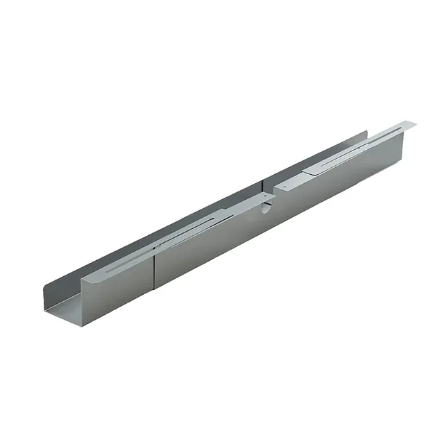 Kabelgoot BRASQ verstelbaar 75-150cm CT100 zilver