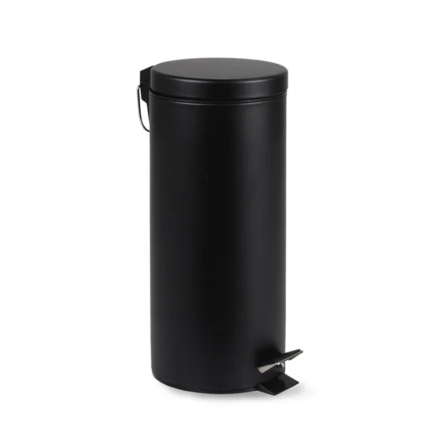 Pedaalemmer BRASQ 30 liter zwart