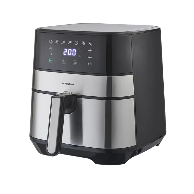 Airfryer Inventum 5 liter zwart RVS