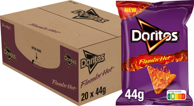 Chips Doritos flamin hot zak 44gr