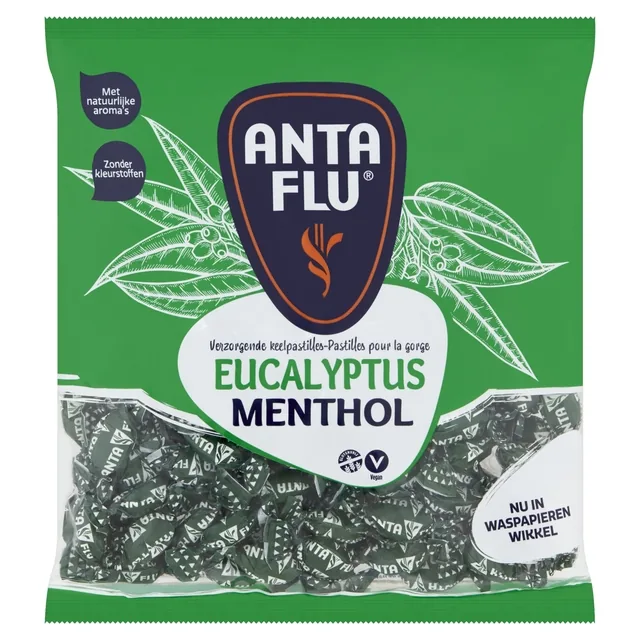 Keelpastilles Anta Flu eucalyptus zak 1 kilogram