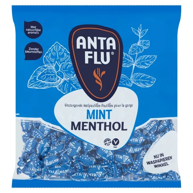 Keelpastilles Anta Flu mint zak 1 kilogram