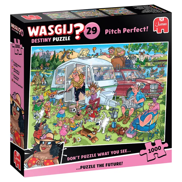Puzzel Wasgij Destiny 29  Op de Camping!1000st